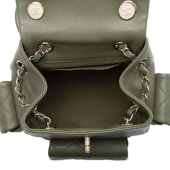 Chanel Caviar Leather Cargo Duma Small Backpack - Picture 7 of 15